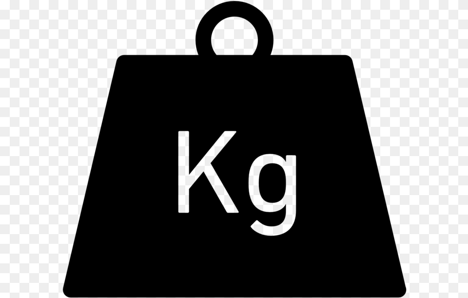 Weight Filled Icon, Gray Free Png Download