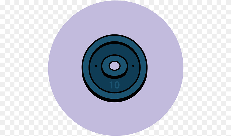 Weight Icon Abecedario Disney, Disk, Dvd Free Png Download