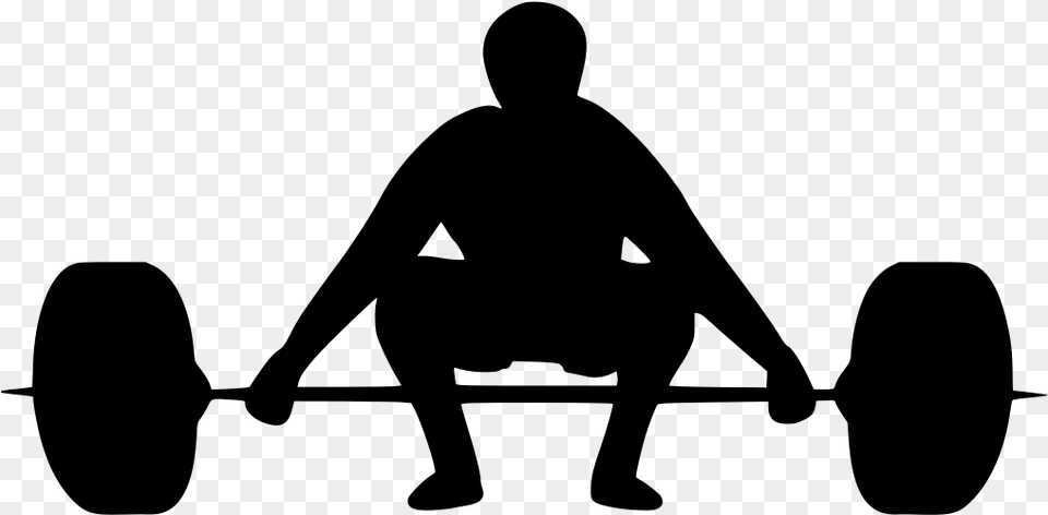 Weight Lifter, Gray Free Transparent Png