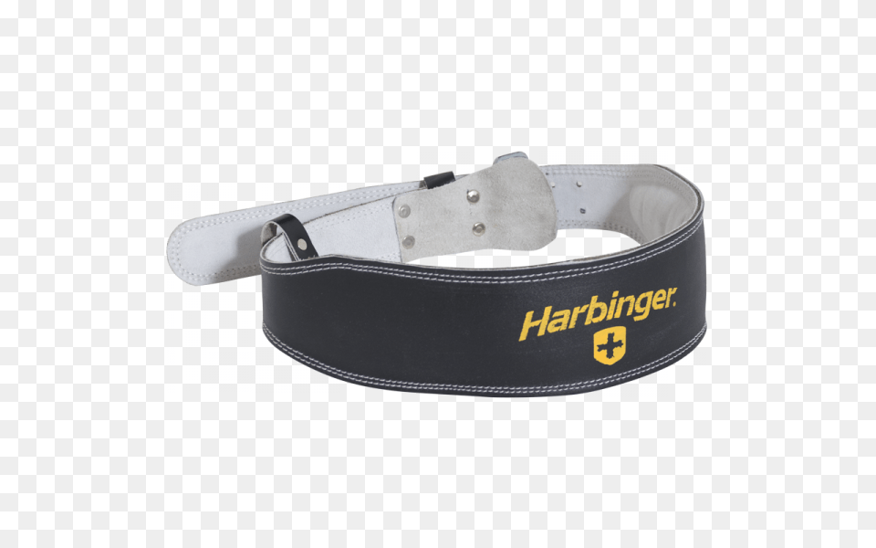 Weight Lifting Belt 4quot Harbinger 4 Leather Weightlifting Belt Blackwhite, Accessories, Strap, Buckle Free Png Download
