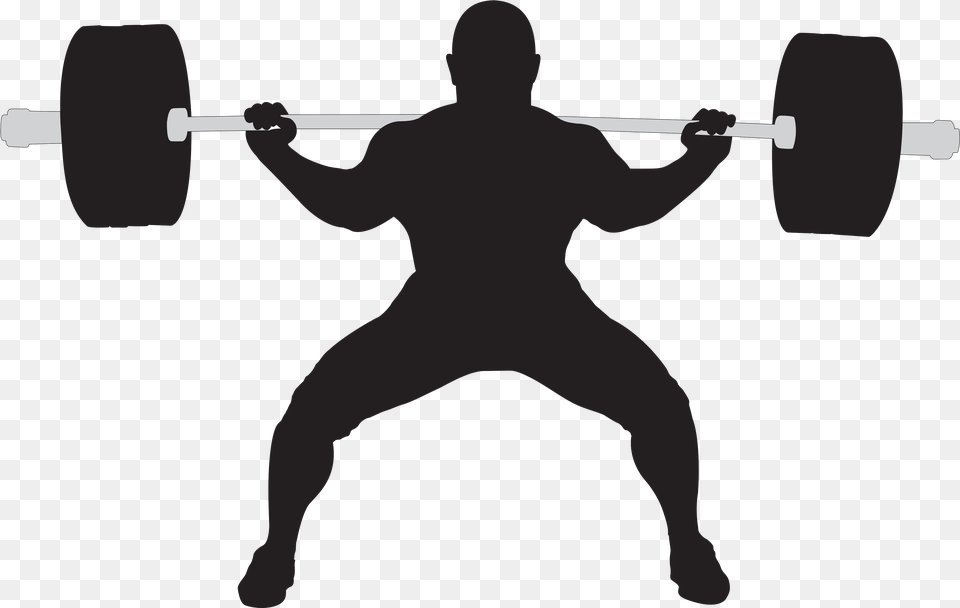 Weight Lifting Squat Clipart, Person, Working Out, Fitness, Sport Free Png Download