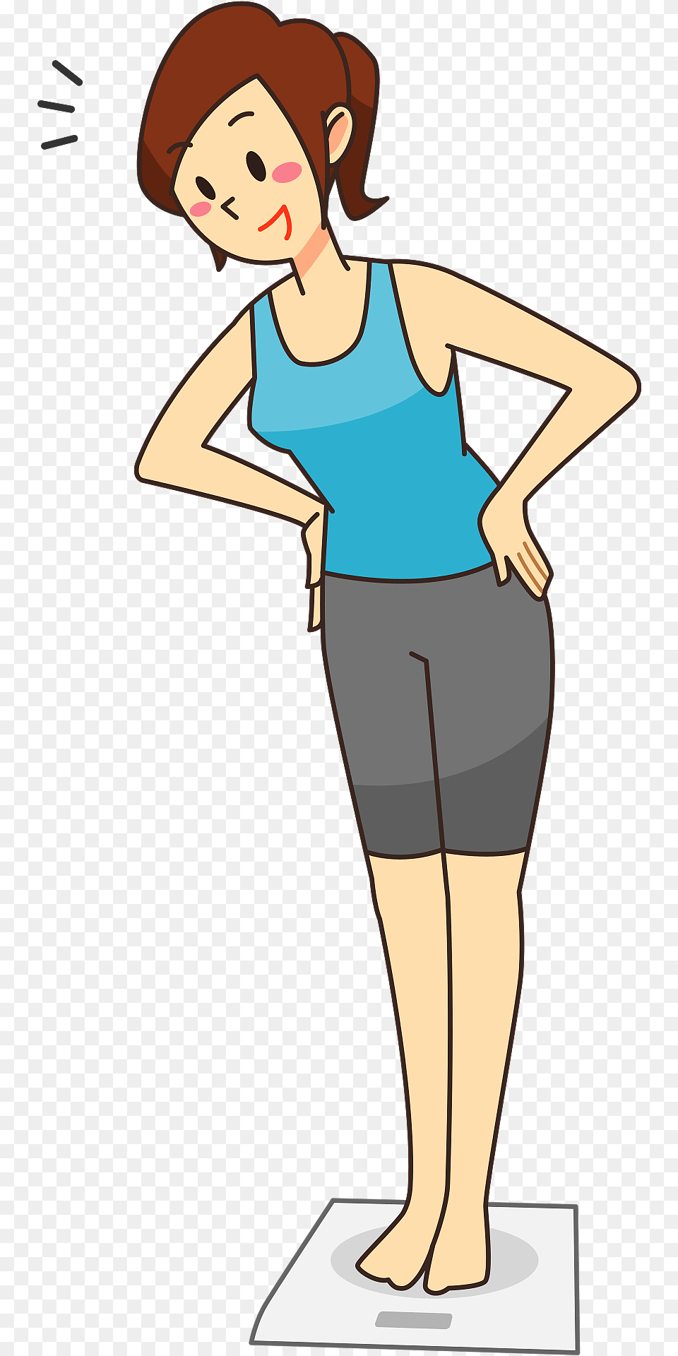 Weight Loss Clipart, Adult, Female, Person, Woman Free Png