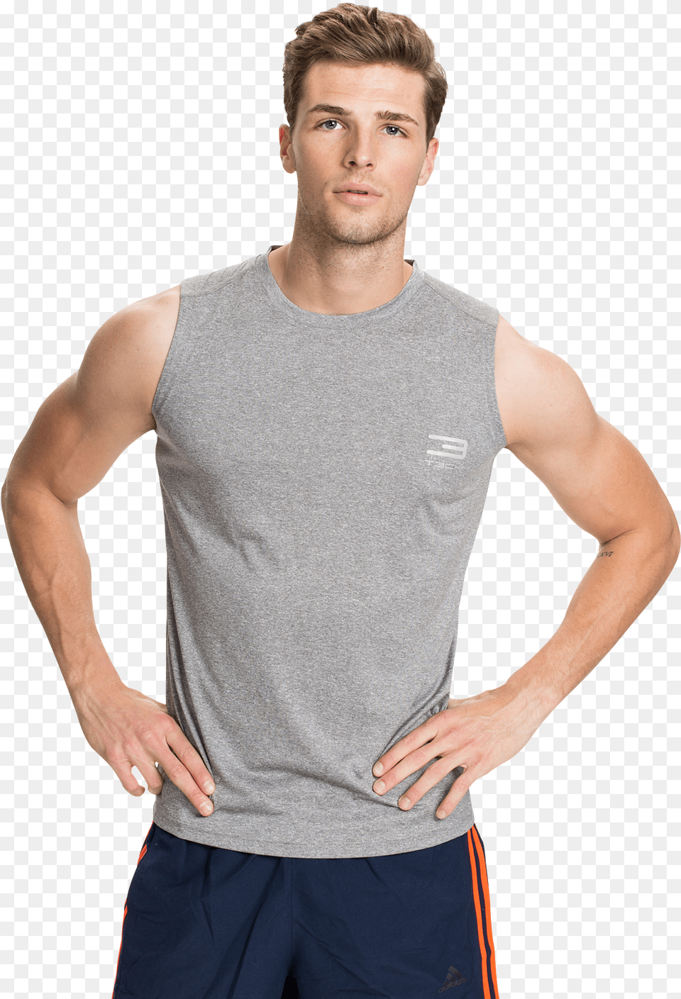 Weight Loss Image Man Transparent, Clothing, Tank Top, Adult, Undershirt Free Png