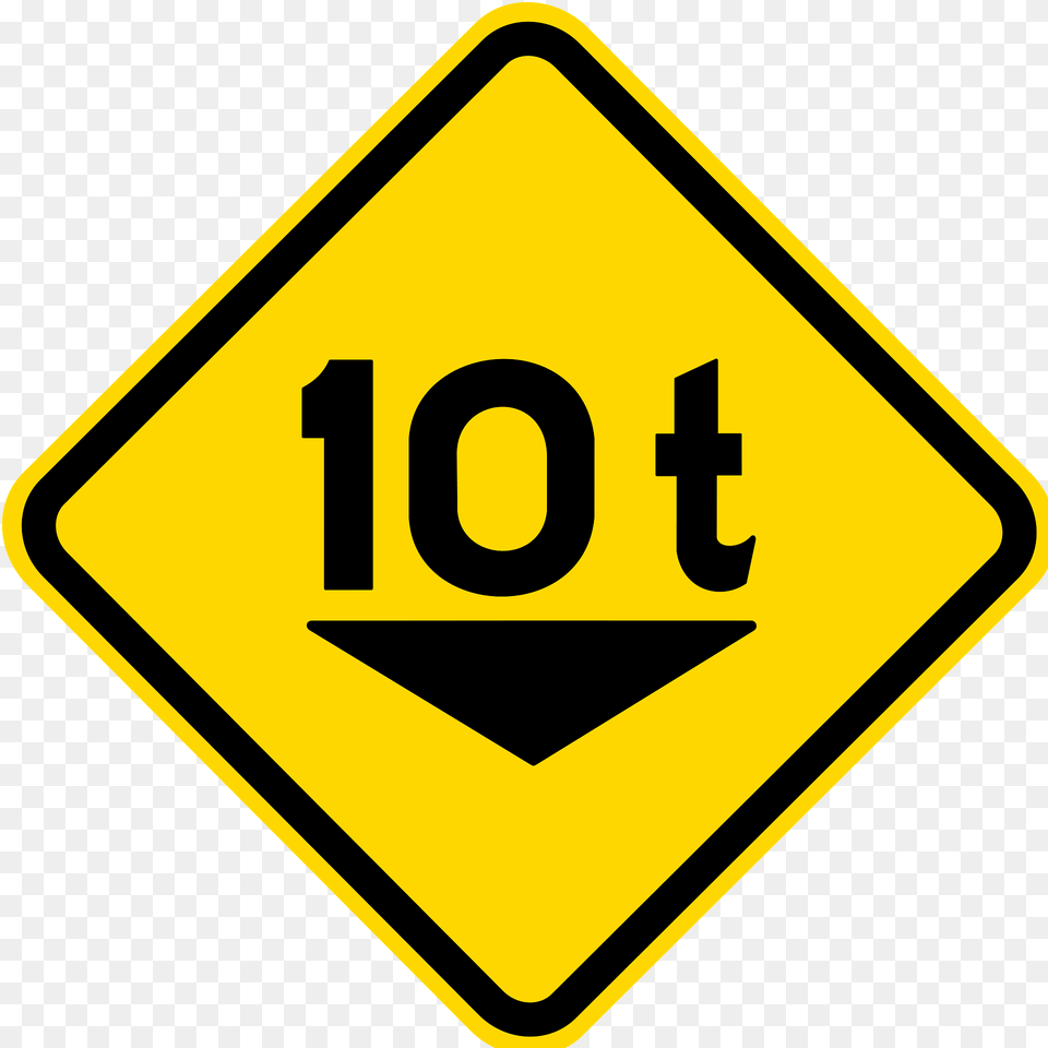 Weight Restriction Ahead Sign In Brazil Clipart, Symbol, Road Sign Free Transparent Png