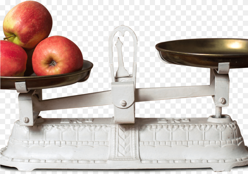 Weight Scale And Apple Image Weighing Scale Transparent, Food, Fruit, Plant, Produce Free Png