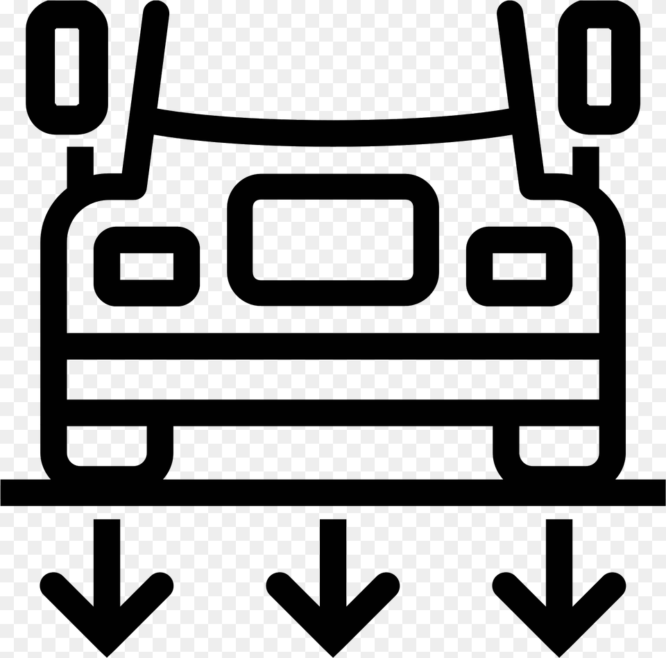 Weight Station Icon Truck Weight Icon, Gray Png