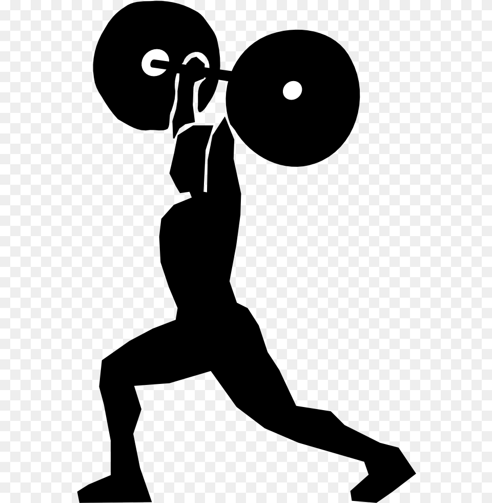 Weight Training Olympic Weightlifting Scalable Vector Weightlifting Clip Art, Astronomy, Moon, Nature, Night Free Png Download