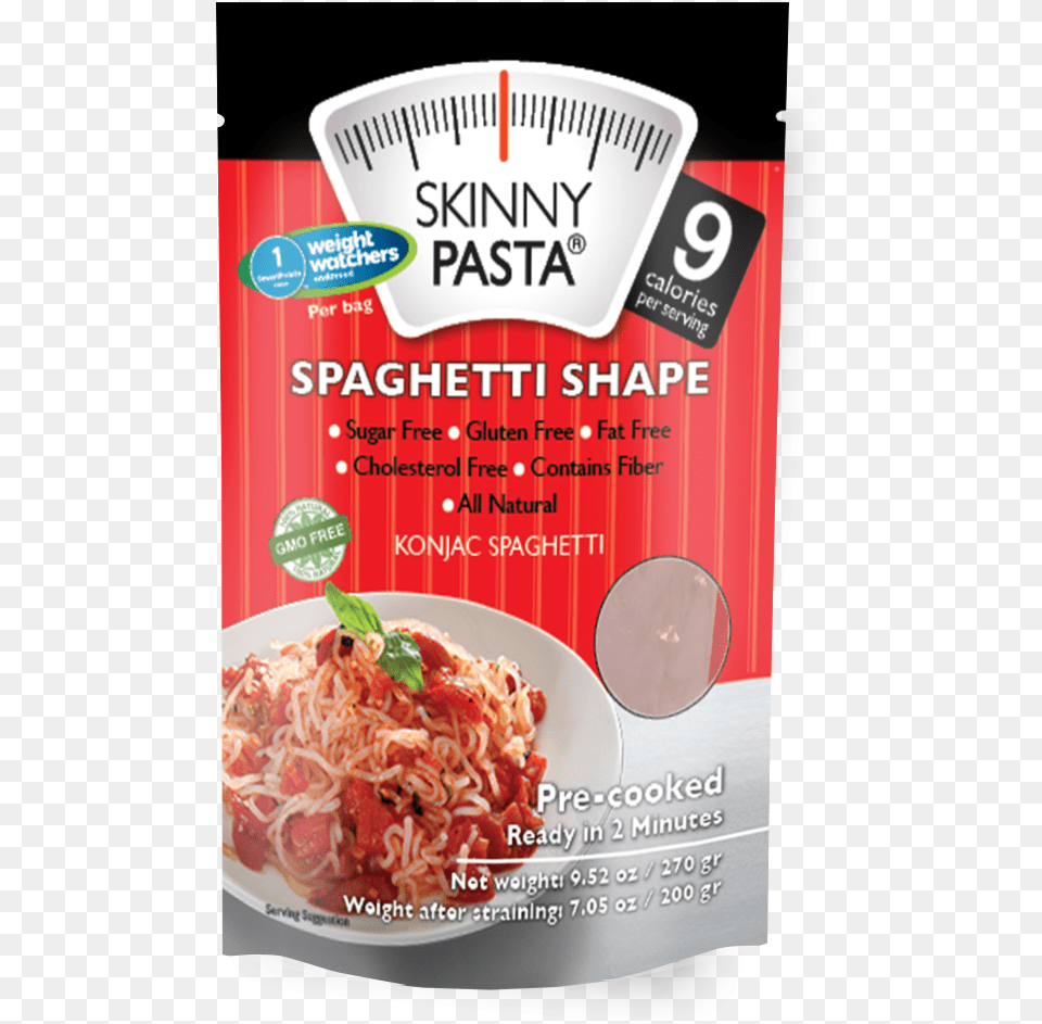 Weight Watchers Skinny Pasta, Advertisement, Poster, Food, Spaghetti Free Png Download
