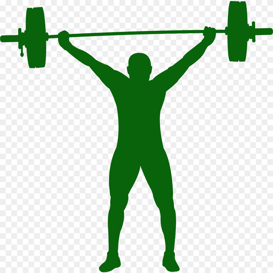 Weightlifter Silhouette, Person, Working Out, Fitness, Sport Free Transparent Png