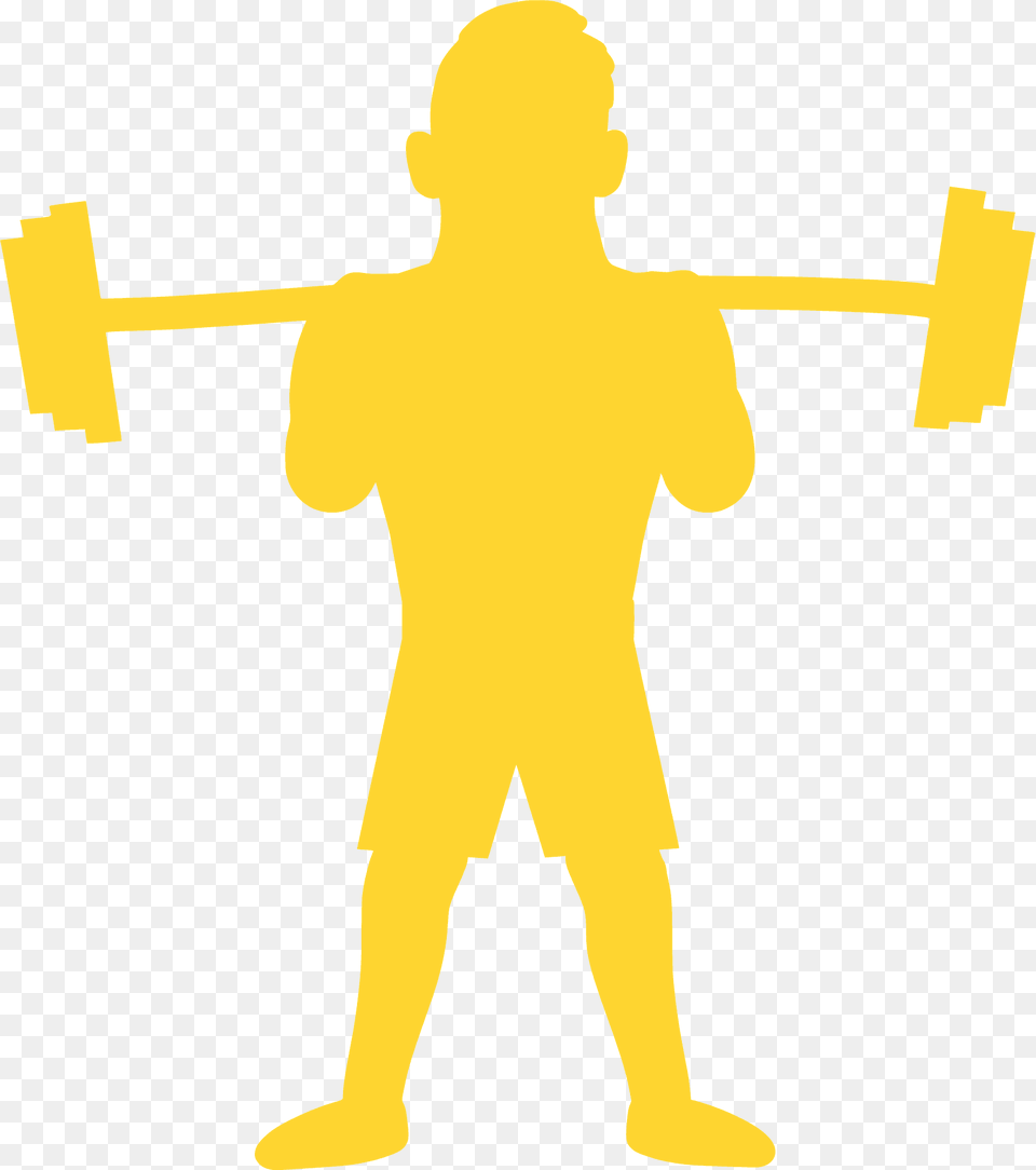 Weightlifter Silhouette, Person Free Png Download