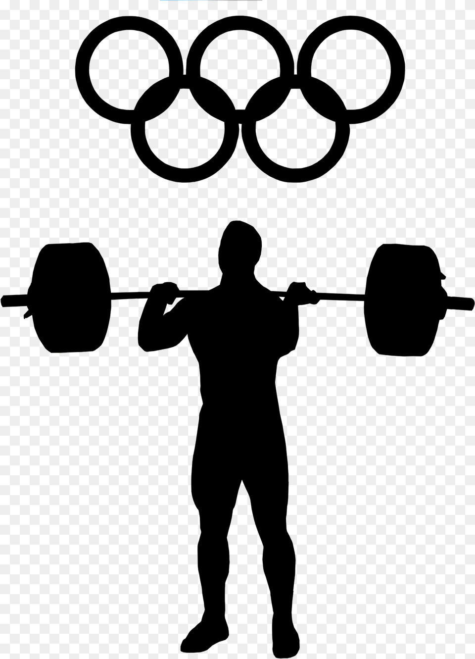 Weightlifting Clipart Pole Vault Black And White, Lighting, Cooktop, Indoors, Kitchen Free Png