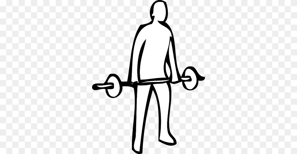 Weightlifting Exercise Instruction Vector Clip Art, Adult, Male, Man, Person Free Png Download