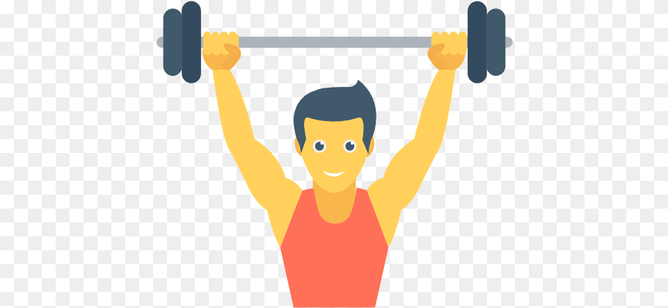Weightlifting People Icons Gym, Baby, Person, Face, Head Png Image