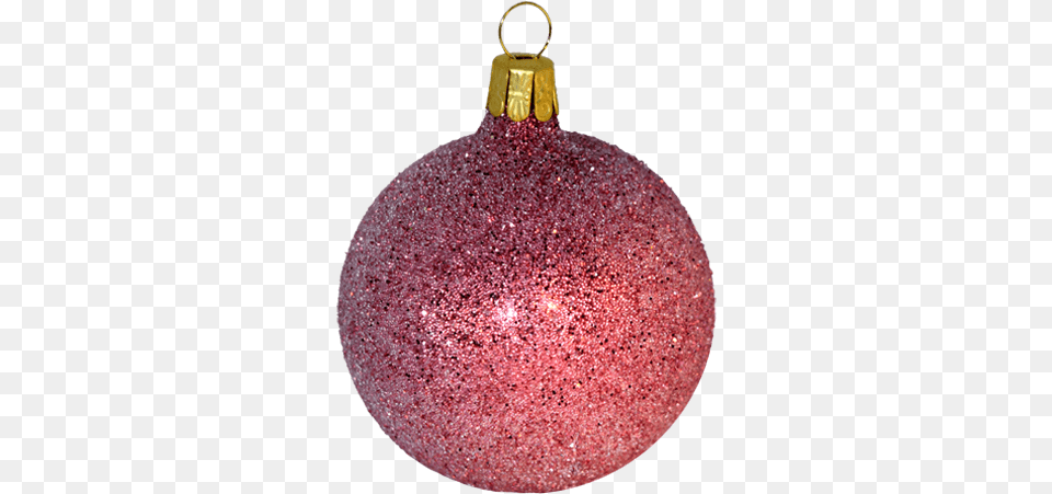 Weihnachtskugel Pink Glimmer Pink Christmas Ornament, Glitter, Astronomy, Moon, Nature Free Png Download