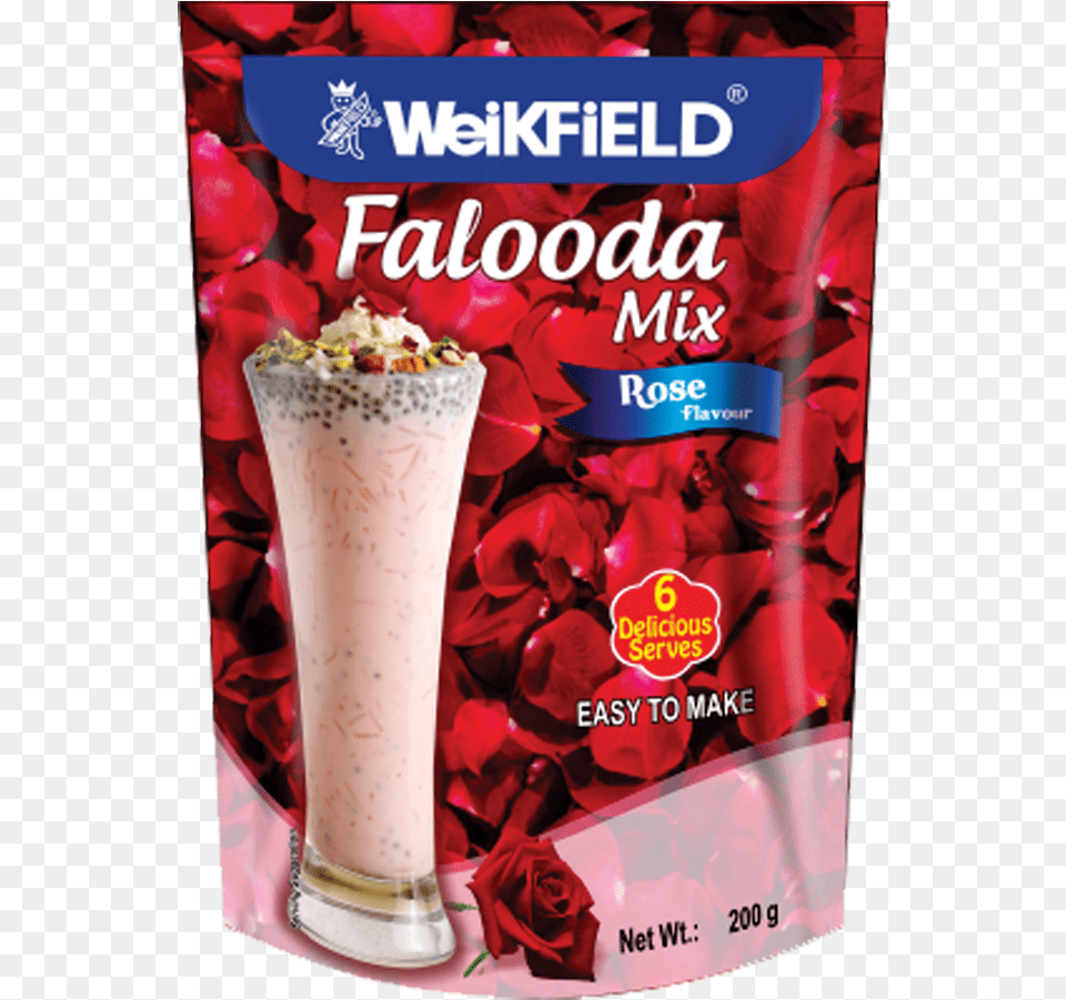 Weikfield Falooda Mix Rose Flavour, Beverage, Juice, Milk, Smoothie Free Png Download