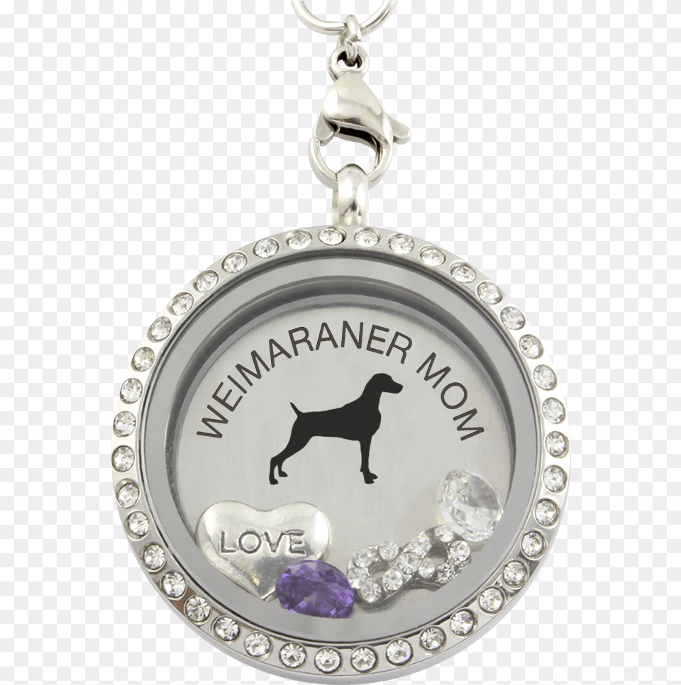 Weimaraner Mom Charm Necklaceclass Love My Grandchildren, Accessories, Pendant, Jewelry, Earring Free Png Download