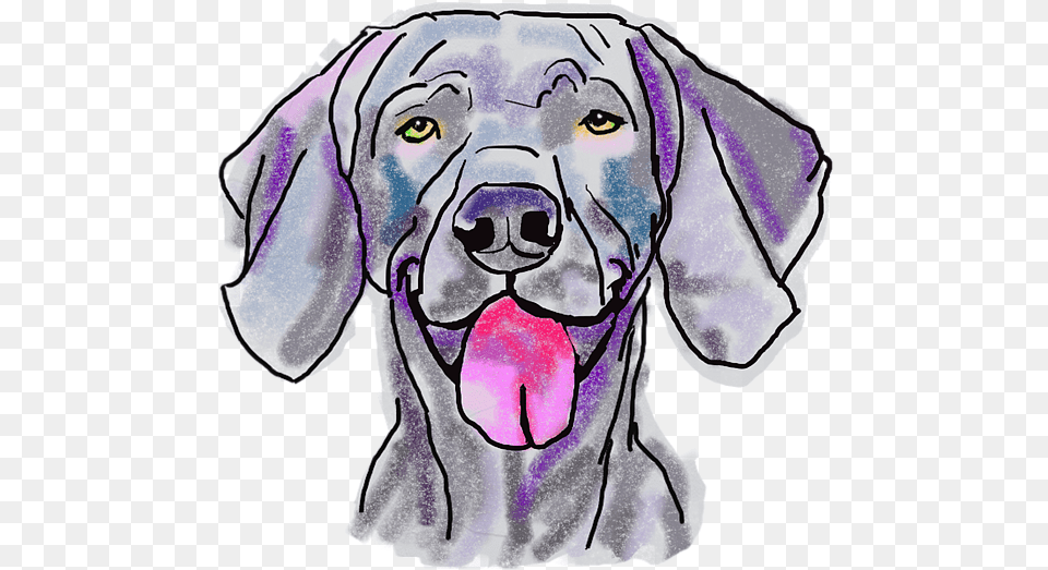 Weimaraner Sticker, Baby, Person, Animal, Canine Free Png