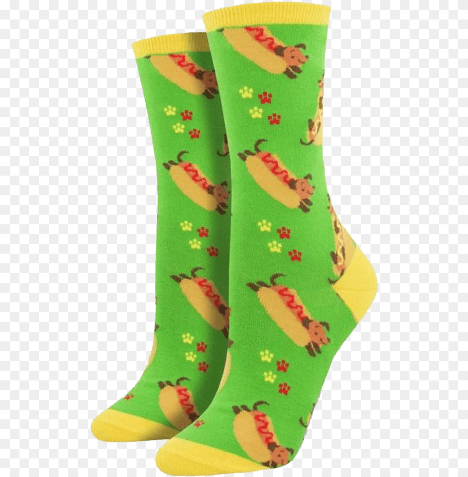 Weiner Dog Socks Wiener Socks, Clothing, Hosiery, Sock Png Image