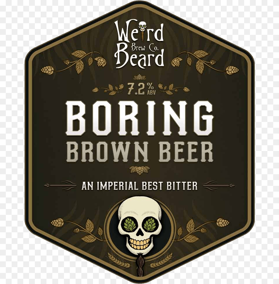 Weird Beard Bbb Weird Beard Brewery, Alcohol, Beer, Beverage, Lager Png Image
