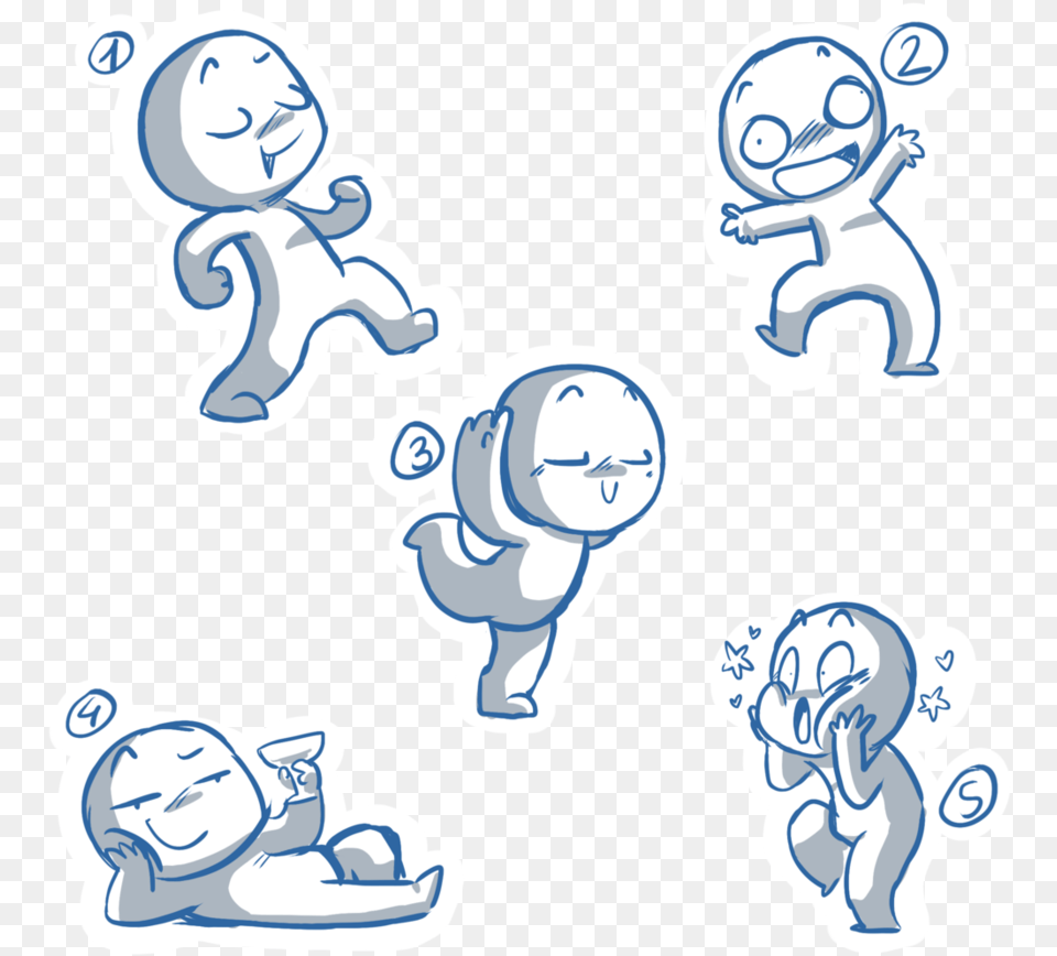 Weird Chibi Poses Ych Closed By Leniproduction Chibi Poses, Baby, Person, Face, Head Free Transparent Png