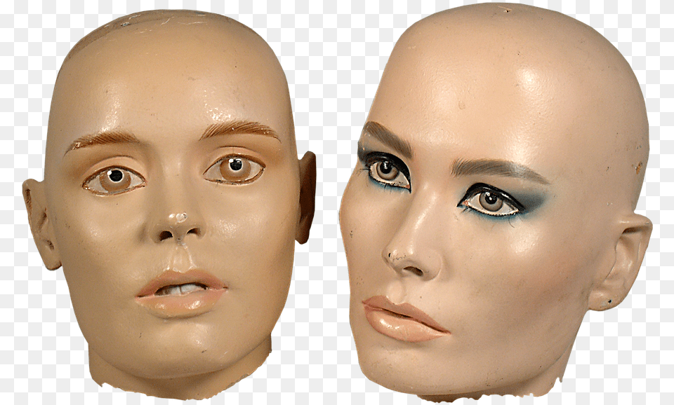 Weird Love Mannequin Head U2014 Barrelhouse Face, Adult, Female, Person, Woman Png Image