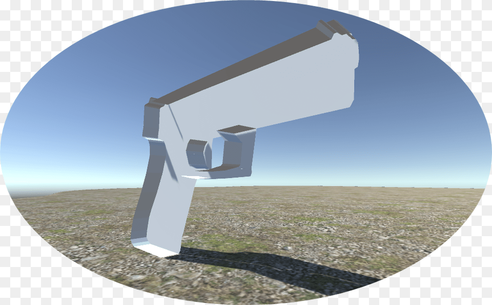 Weird Model Glitch Grass, Firearm, Weapon, Gun, Handgun Free Png Download