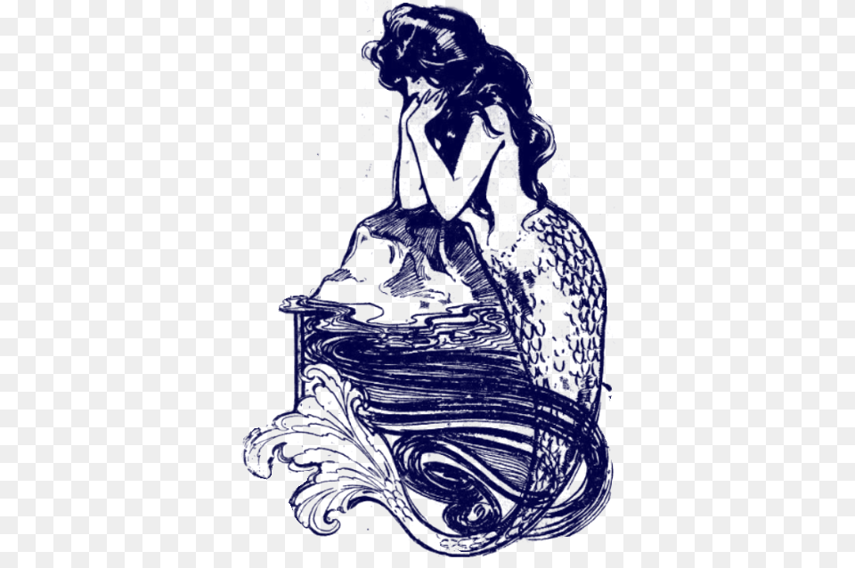 Weird News Campfire Stories Tall Tales Mermaids Steampunk, Art, Painting, Adult, Female Png