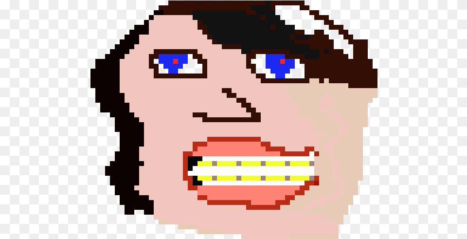 Weird Pixel Art Easy, Body Part, Mouth, Person, Teeth Free Png Download