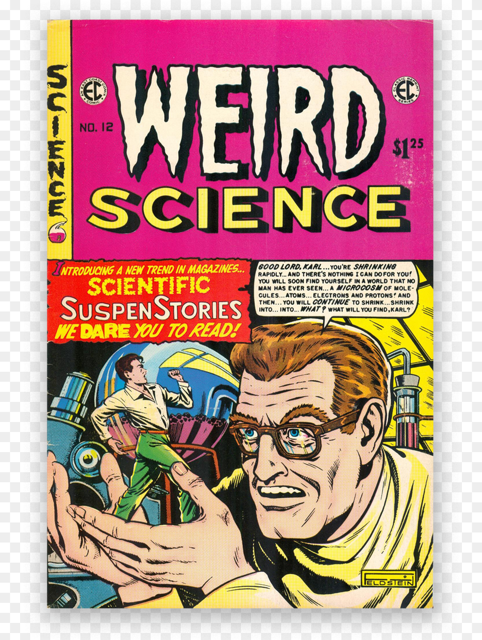 Weird Science 4 Weird Science Comic Book, Publication, Comics, Adult, Person Free Png Download