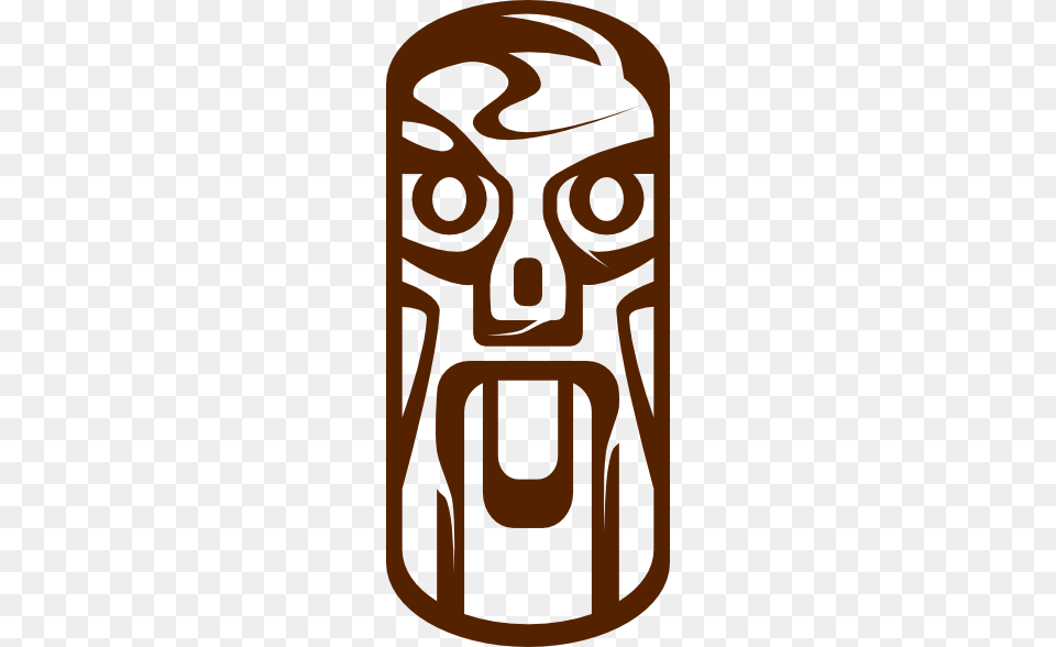 Weird Tiki Face Clip Art, Emblem, Symbol, Person, Head Png