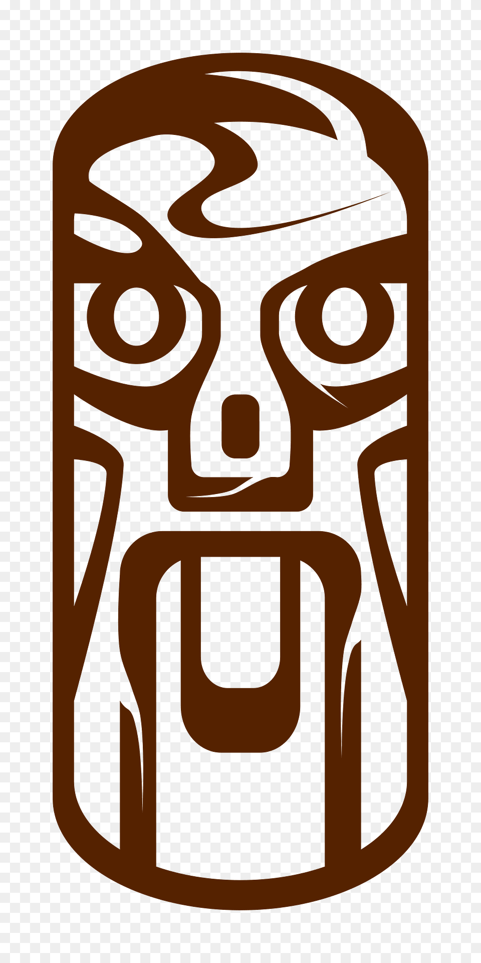 Weird Tiki Face Clipart, Architecture, Emblem, Pillar, Symbol Free Png