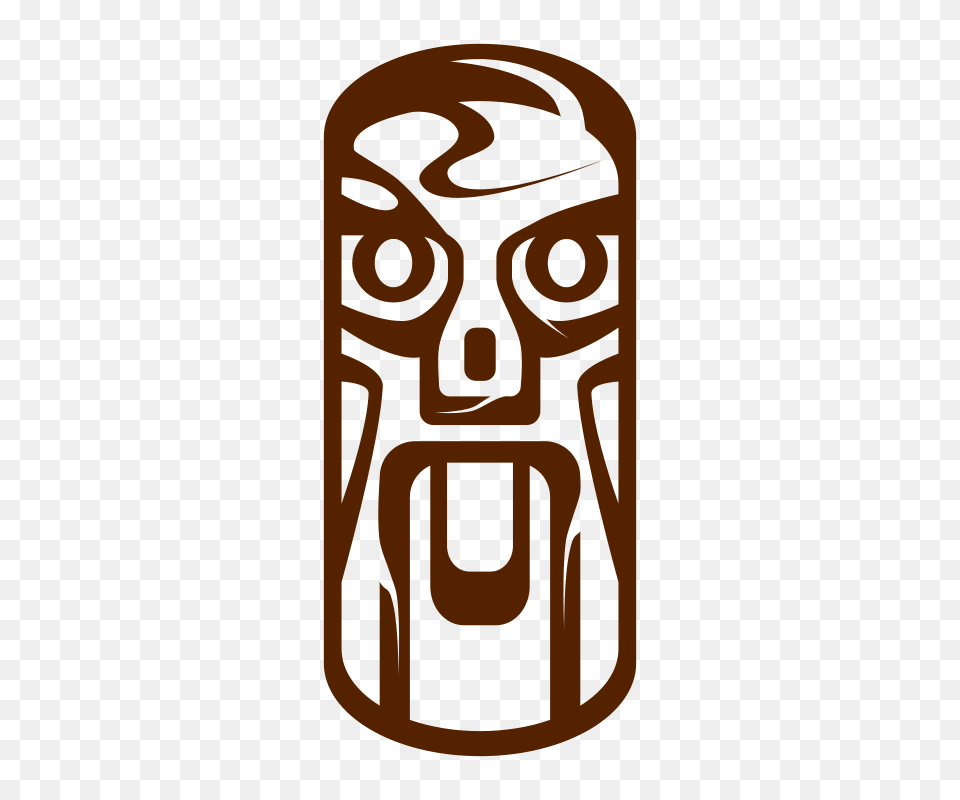 Weird Tiki Face Free Vector, Architecture, Emblem, Pillar, Symbol Png