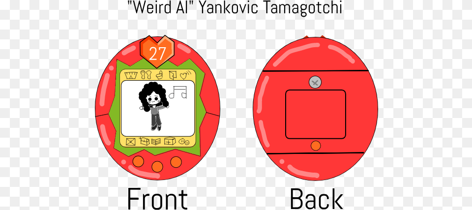 Weird Yankovic Tamagotchi Art Circle, Person, Face, Head, Text Free Transparent Png