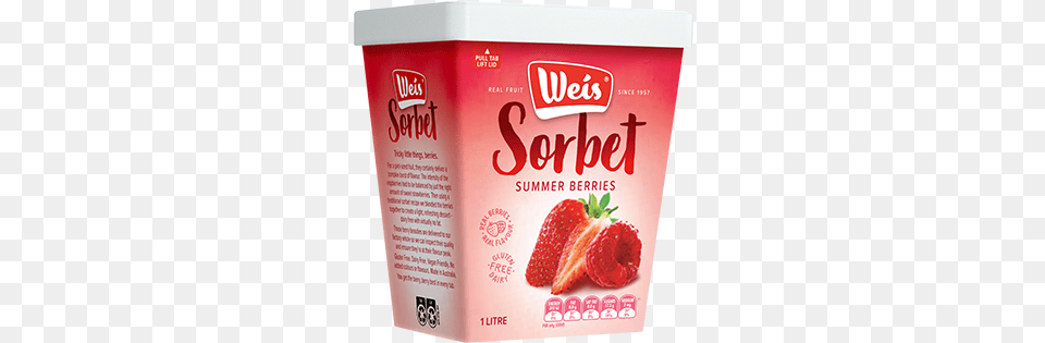 Weis Summer Berries Sorbet Convenience Food, Berry, Dessert, Fruit, Plant Free Png