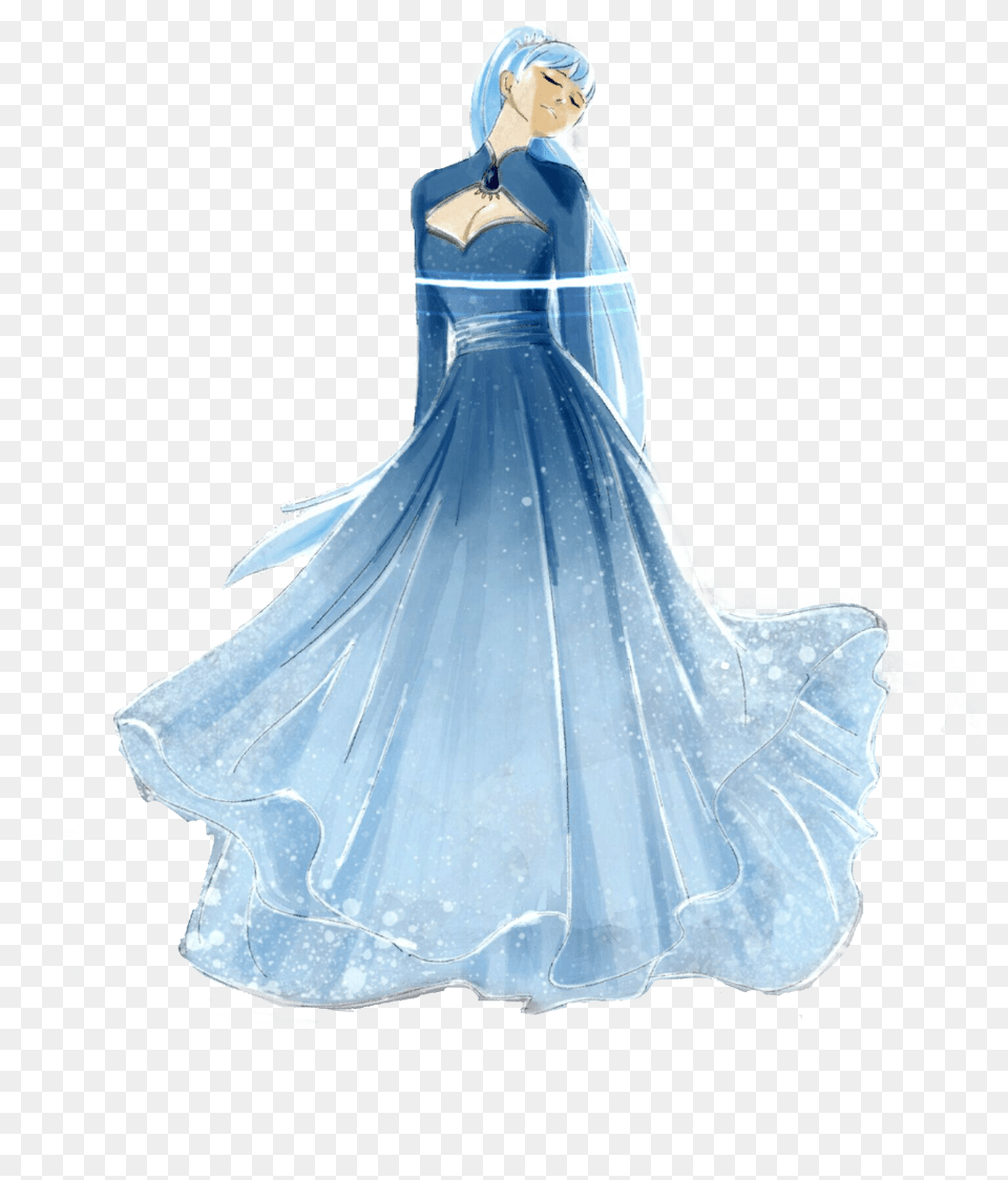 Weiss Rwby Gown, Formal Wear, Wedding Gown, Clothing, Dress Png