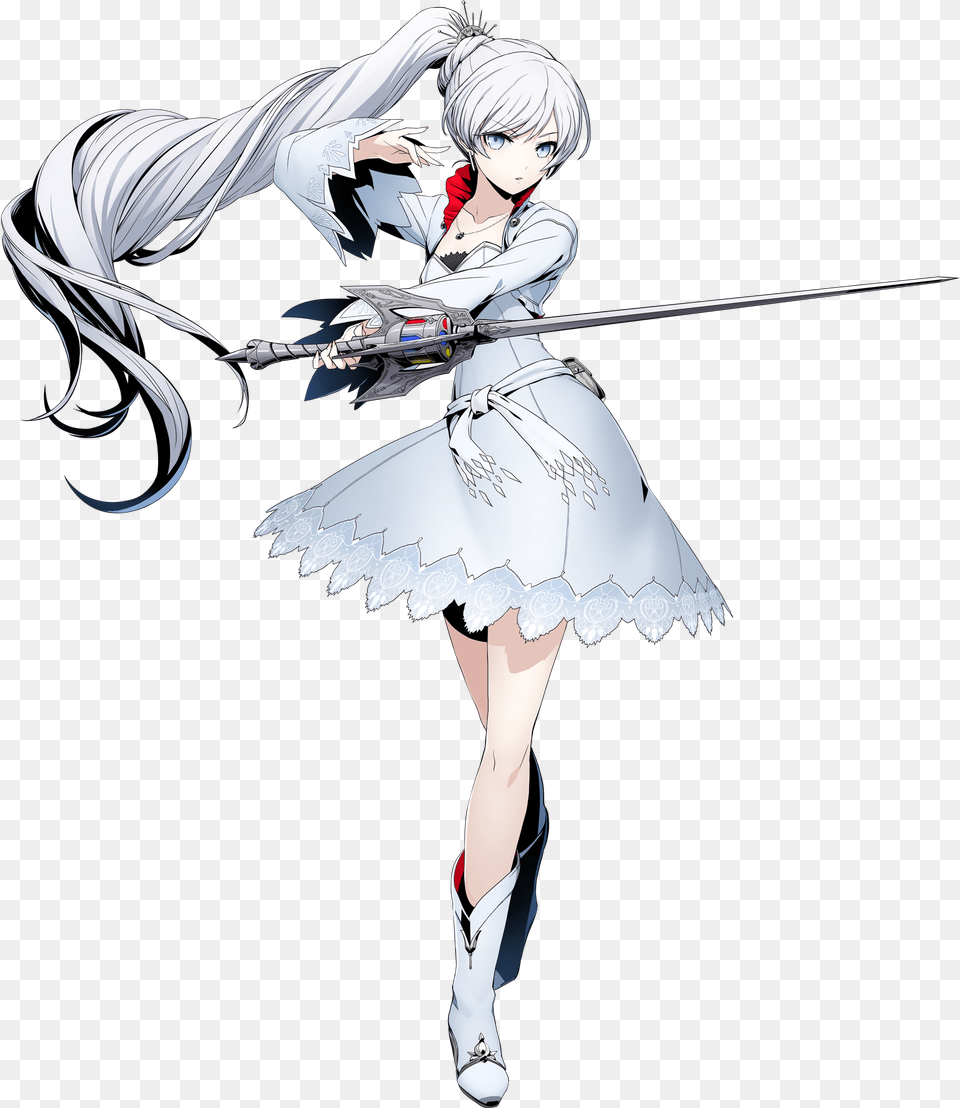Weiss Schnee Blazblue Cross Tag Battle Weiss, Adult, Publication, Person, Woman Free Png Download
