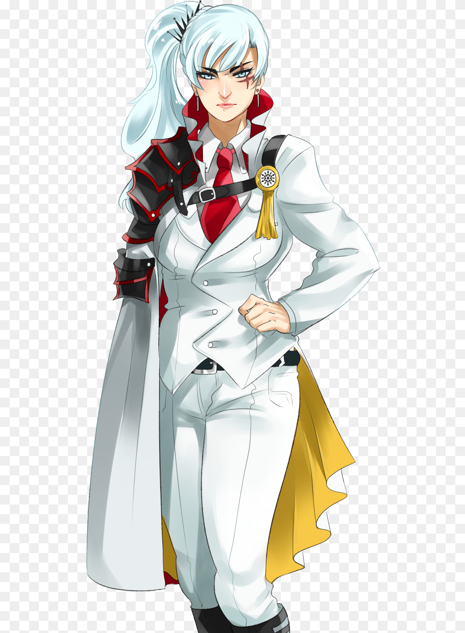 Weiss Schnee Clothing Human Hair Color Anime Fictional Au Future Rwby, Book, Comics, Costume, Publication Free Png