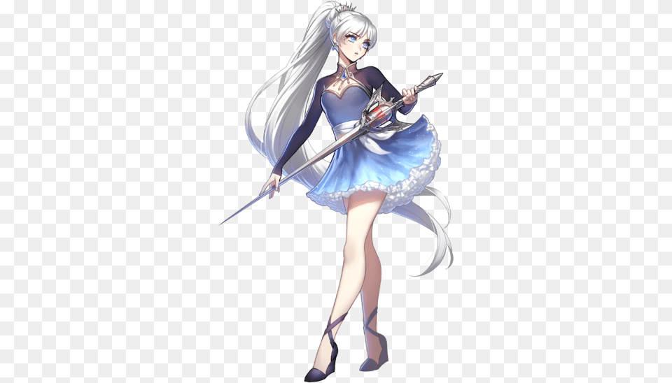 Weiss Schnee Rwby Vs Berserker Fate Zero Sufficient Rwby Volume 4 Weiss, Adult, Weapon, Sword, Publication Png