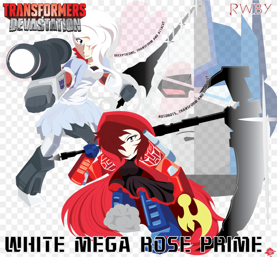 Weiss Schnee X Ruby Rose Weiss Schnee, Book, Comics, Publication, Person Free Png
