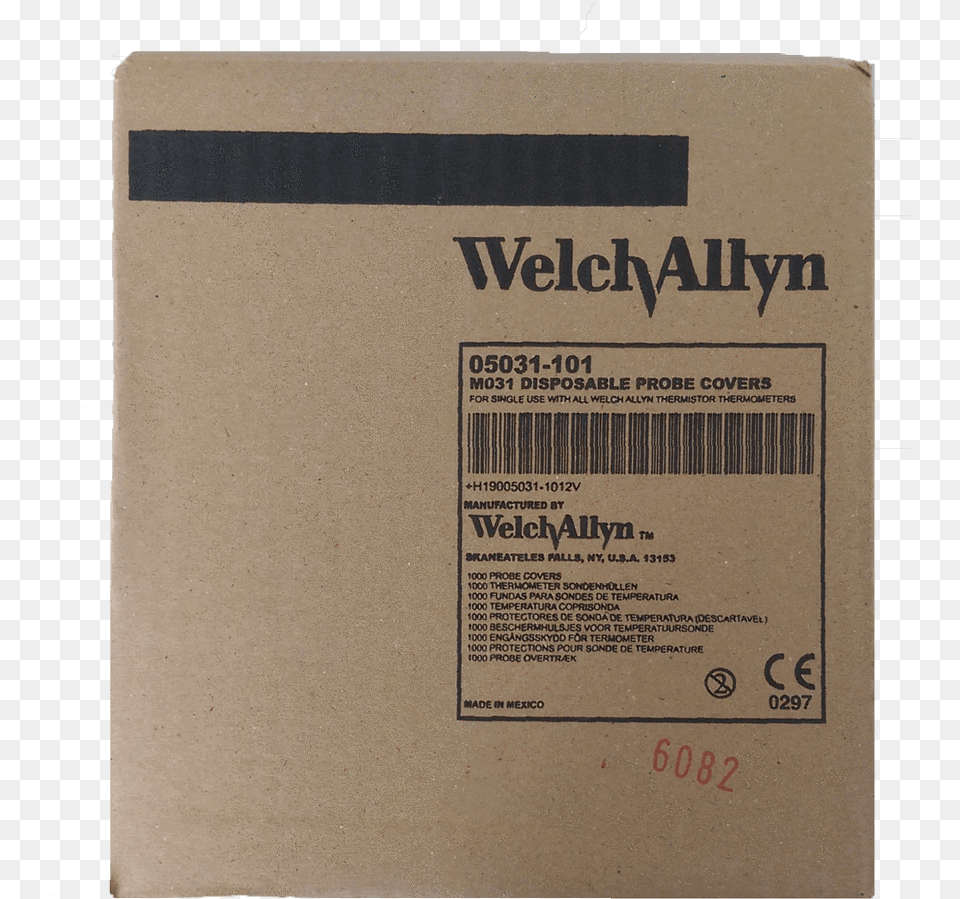 Welch Allyn Suretemp Thermometer Covers Carton 1 Welch Allyn, Book, Box, Cardboard, Publication Free Png Download
