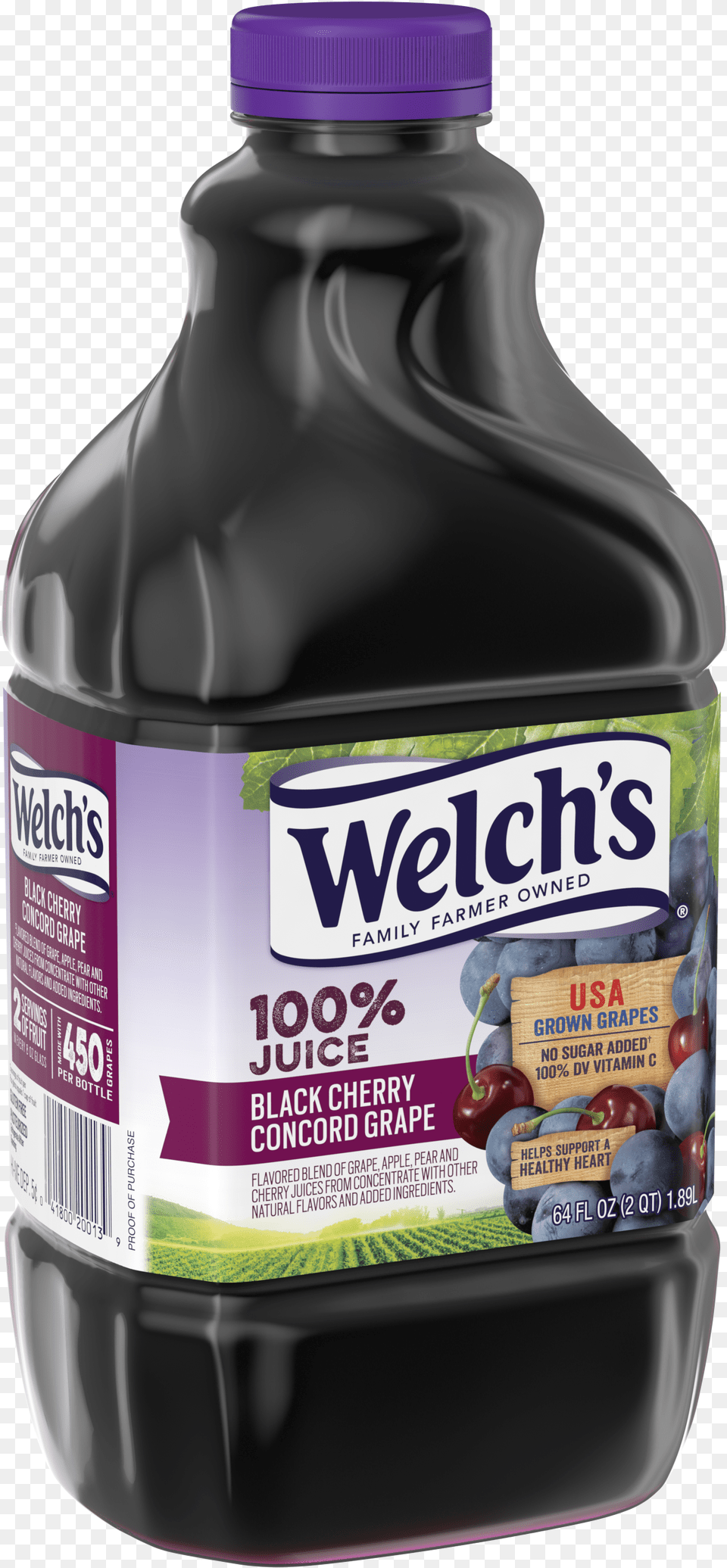 Welch S Grape Juice 64 Download Welch39s Light Concord Grape Juice, Bottle, Shaker, Food, Seasoning Png Image
