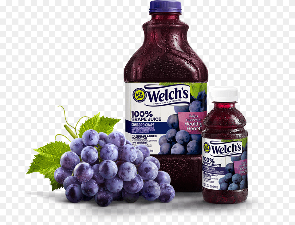 Welch S Grape Juice And Grapes Welch39s Grape Juice, Food, Fruit, Plant, Produce Free Png