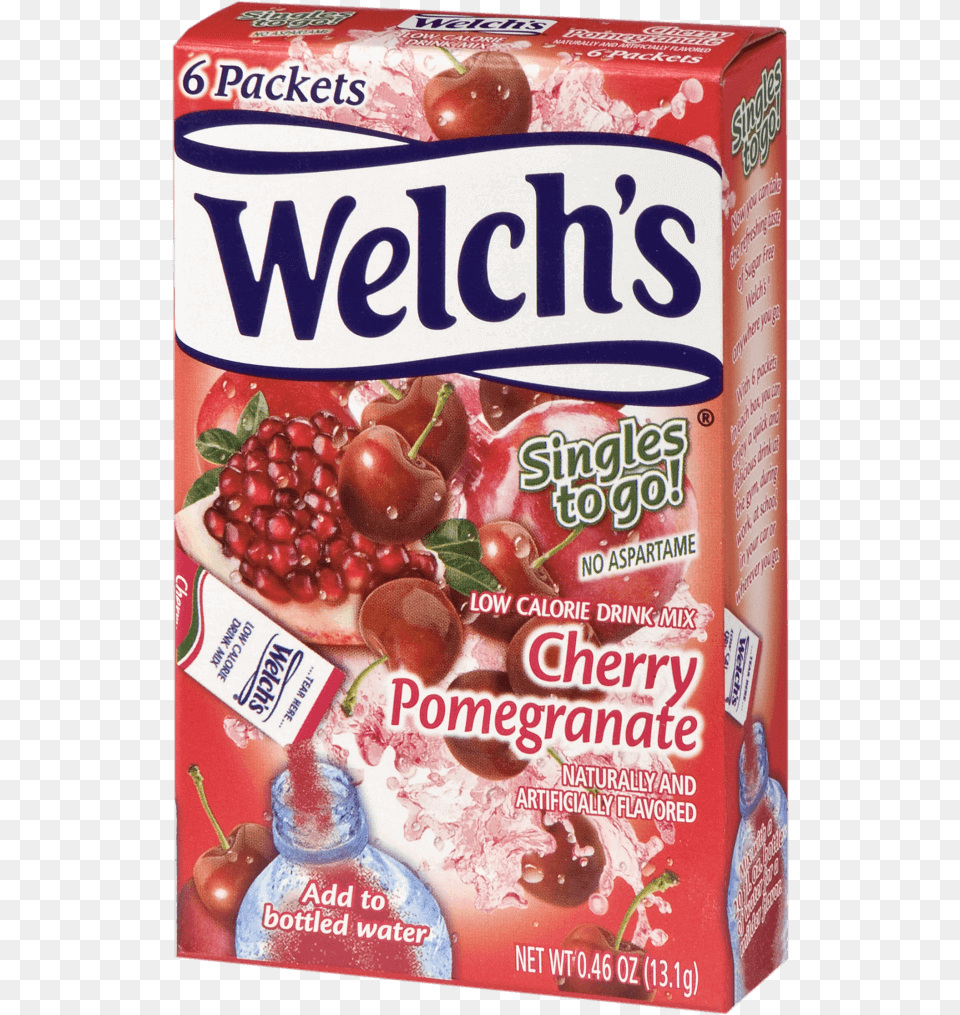 Welchs Cherry Pomegranate Singles To Go Welch39s Singles Cherry Pom, Food, Fruit, Plant, Produce Png