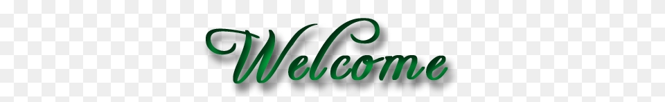 Welcome, Green, Text Free Transparent Png