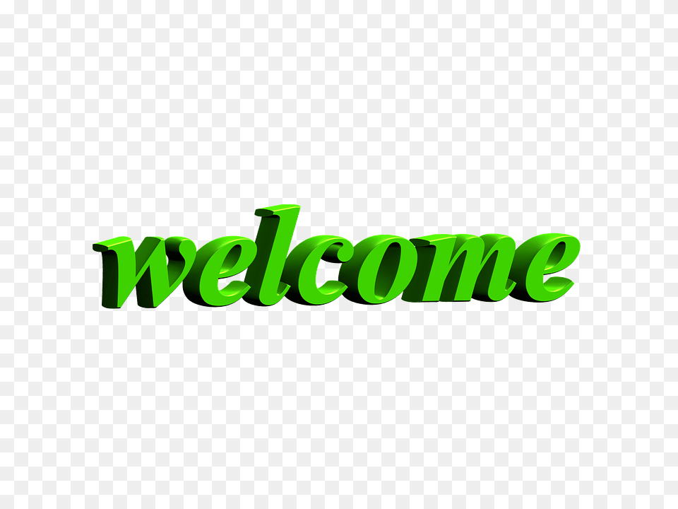 Welcome, Green, Logo, Grass, Plant Png