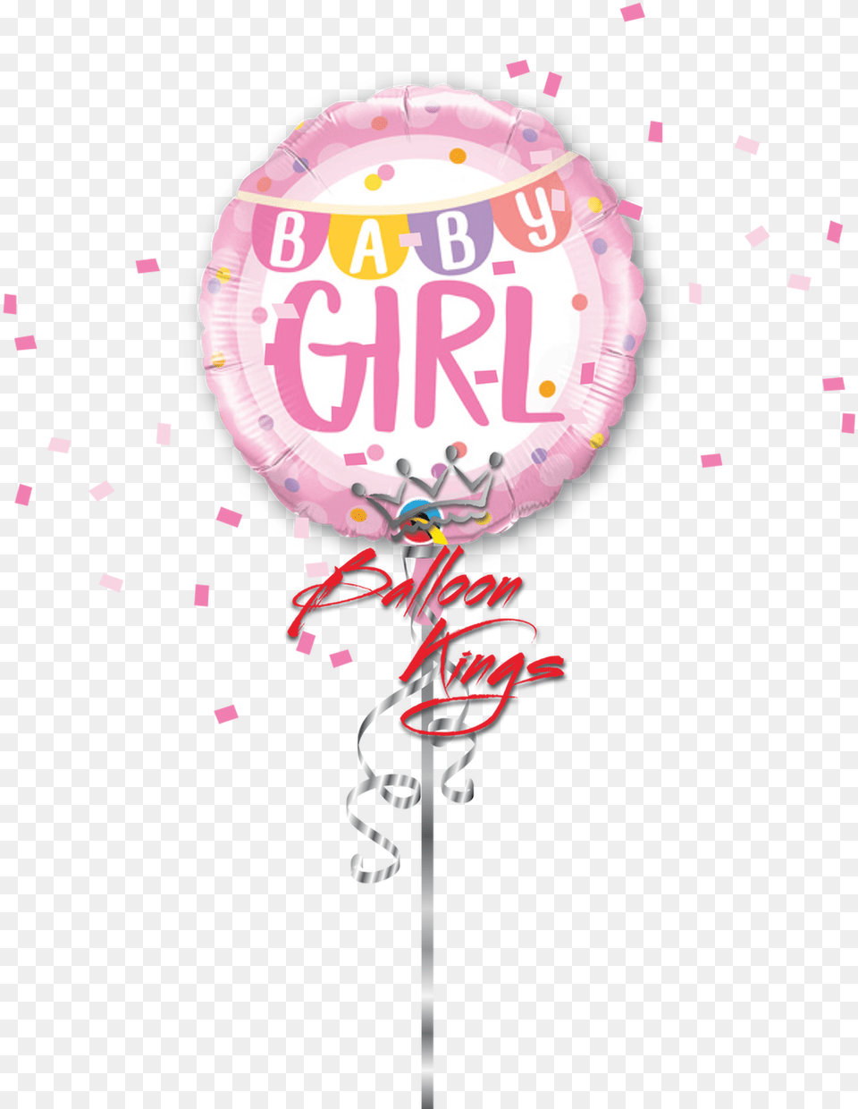 Welcome Baby Girl Banner Happy Birthday Princess Tiana, Balloon, Food, Sweets Free Png Download