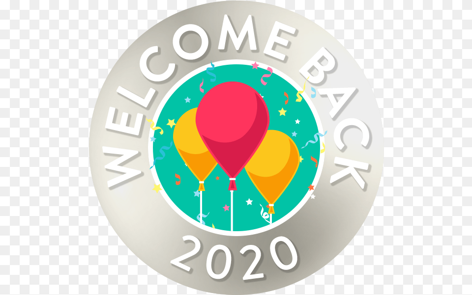 Welcome Back For Party, Balloon, Disk, Logo, Symbol Free Png