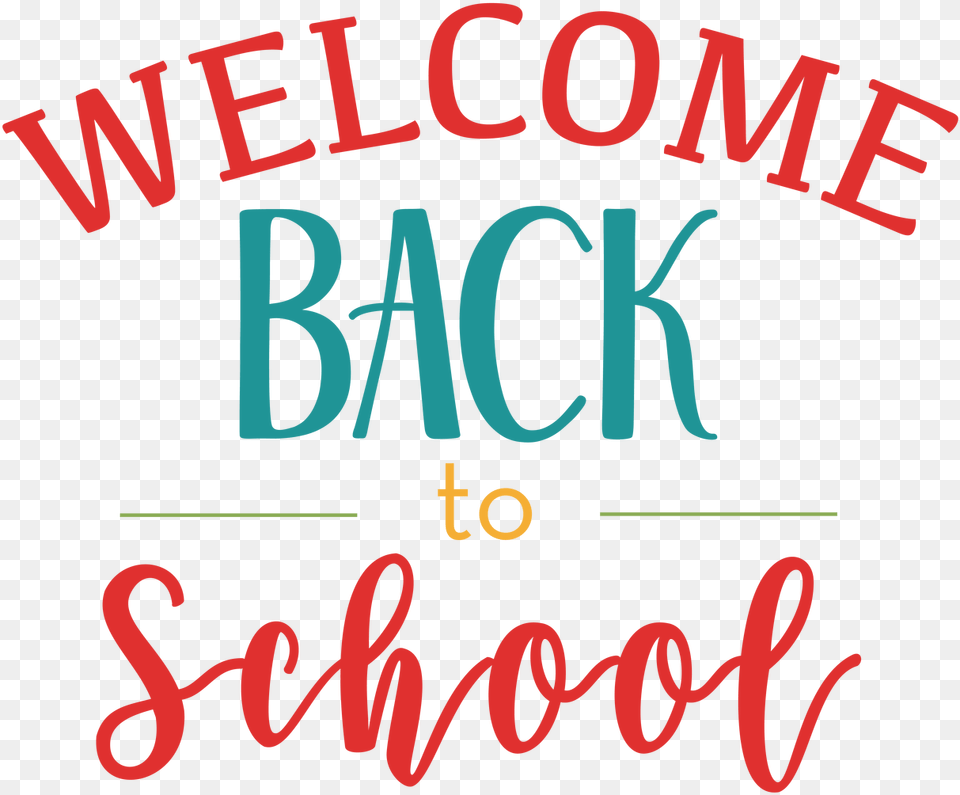 Welcome Back To School Svg Cut File Calligraphy, Text Png Image
