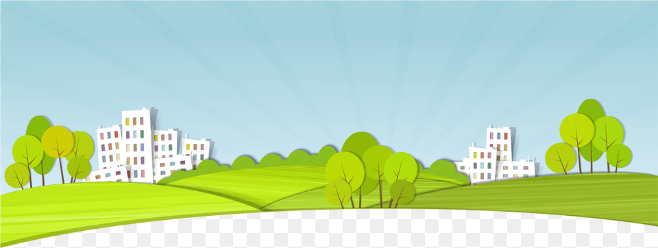 Welcome Background Design City Background Cartoon, Landscape, Plant, Outdoors, Grass Png