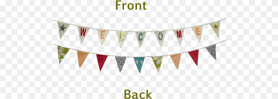 Welcome Bunting Flag Banner Bunting, Text Png Image
